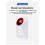 Restroom Accessible Alarm One-Click Wireless Call Device for Disabled Persons SOS Emergency Help Audible Visual Alarm EU 2