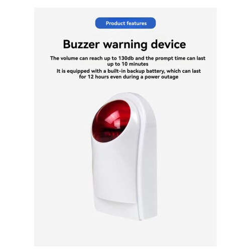 Restroom Accessible Alarm One-Click Wireless Call Device for Disabled Persons SOS Emergency Help Audible Visual Alarm EU 1