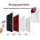 Restroom Accessible Alarm One-Click Wireless Call Device for Disabled Persons SOS Emergency Help Audible Visual Alarm EU 5
