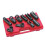 10PCS Black CR-V Steel Master Sensor Socket Kit Tool O2 Oxygen Sensor Pressure Wrench Socket Removal Tool 5