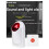 Restroom Accessible Alarm One-Click Wireless Call Device for Disabled Persons SOS Emergency Help Audible Visual Alarm EU 6