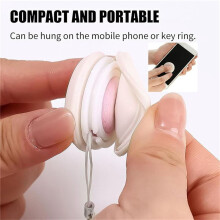 Fingerprint Eraser Balls,Fingerprint Eraser for Screens,Touch Screen Cleaner Balls, Portable Fingerprint Proof Cleaner,D