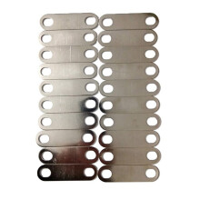 20pc LTO Bus Bars Connector Posts Straps Clips 65mm Hole Central Pitch Oval Hole for Yinlong 66160 Lithium Titanate Cell