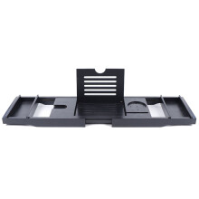 Extendable Bamboo Bath Tray for Tub Accessories, Bath Serving Table Tray, Bathroom Tray