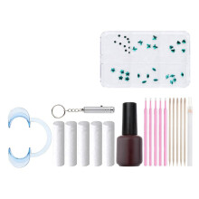 Tandboor Tanddecoratieset DIY-Gereedschap Accessoires Tandboor Speciale Boor Tandenboor Donkergroen