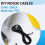 DIY Mouse Cables Soft Mouse  Replacement Mouse Wire for  G600 Wired Mice Replacement Part Repair Accessory 4