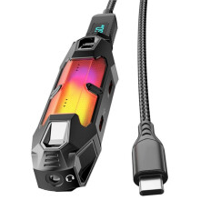 Cdragon Audio Adapter 4 in 1 Sound Card Adapter Docking Station Type-C PD60W FPS EQ RGB 3.5mm Port Converter for Tablet