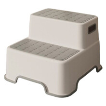 Portable Step Stool Bathroom Anti Slip Two-Step Ladder: Suitable for Toilet Training and Sink - Plastic