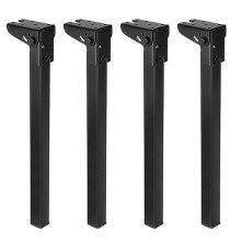 Heavy Duty Folding Table Legs, Self-Locking Metal Foldable Replacement Legs, Quick Installation Furniture Legs 19.7in