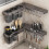 Wall Mounted Kitchen Storage Rack Large Capacity 90 Degree Rotation Chopsticks Cage Space Saving Moisture 2
