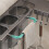 Wall Mounted Kitchen Storage Rack Large Capacity 90 Degree Rotation Chopsticks Cage Space Saving Moisture 10