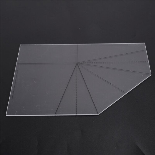 Acrylic Template for Handmade Bag Multifunctional Tote Bag Making Template Practical Acrylic Bag Making Stencil Template 1