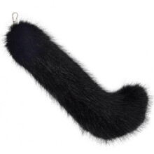 (12) Realistic Foxs Tail Keychain Faux Furs Bag Charm Versatile For Costume Parties And Everyday Use Multicolor