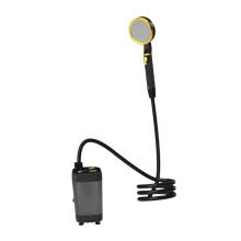 Portable Electric Shower LED Display 5 L/Min Adjustable Travel Showerhead 6000mAh Pump For Camping Outdoor Use