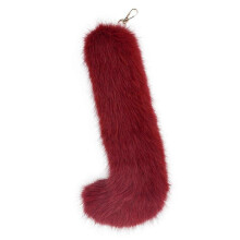 (2) Realistic Foxs Tail Keychain Faux Furs Bag Charm Versatile For Costume Parties And Everyday Use Multicolor