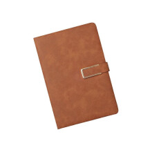 (brown) Hardcover Leather Journal with 200 Pages Wide Lined Ribbon Bookmarks Portable Writing Notebook 145x210mm for Note Taking  Red
