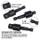 Hexagonal to Square Socket Adapter Shank Drill Adaptor Set, 4-in-1 Impact Grade Socket Adapter 4