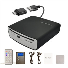 Externe Stereo-Radio-Dish-Box mit Auto-CD/DVD-Player, USB-Schnittstelle und AUX-Anschluss für Android-Player und Radiozubehör