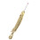 Practical Fish Shape Seam Ripper Thread Unpicker-gold small 1