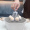 (6 egg holders) Oven Safe Oocyte Poaching Rack With Cold Handle Boiling Water Cooking Permanent Elastomer Plan Multicolor 4