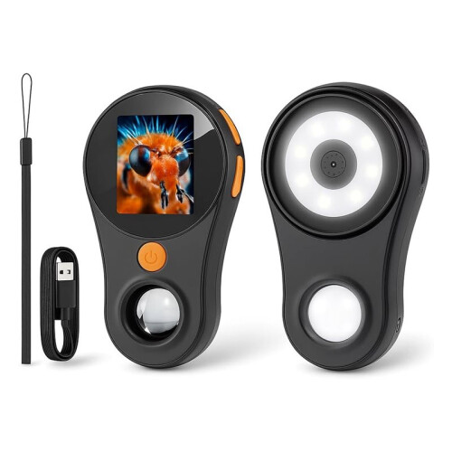 Digital Microscope 500x Zoom, 2.0" IPS Screen, Portable Magnifier, Ideal for Electronics, Jewelry, Education 1