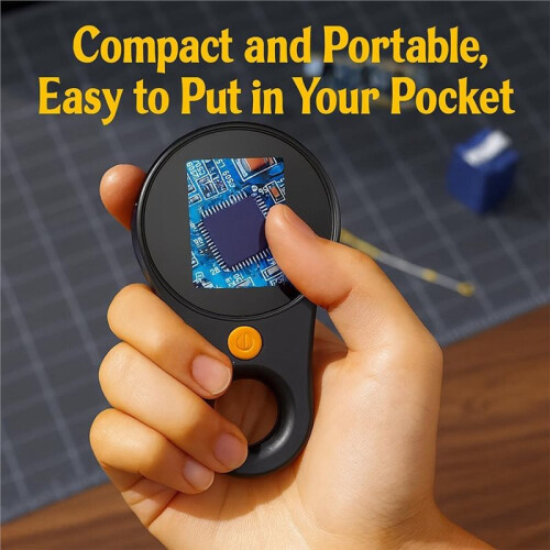 Digital Microscope 500x Zoom, 2.0" IPS Screen, Portable Magnifier, Ideal for Electronics, Jewelry, Education 2