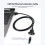 RJ45 CAT.5e Ethernet Extension Cable with Effective Interference Shielding 1M PVC Broadband Network Cable Extender 3