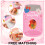 24Pcs Drift Bottle Shape Party Greeting Card Classroom-Pink 7