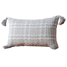 Housse de coussin lombaire décorative moderne de luxe, résistante à l'eau et aux UV pour une utilisation en extérieur, disponible en plusieurs