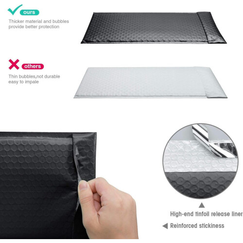 Bubble Mailers Green SelfSeal 11x15 Cm 50 Pack Bubble Packaging Envelopes For 1