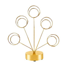 (gold) 5 Branch Photo Organiser Tree With Balanced Round Base Suitable For Parties Event Home Decorative Display Stand  Silver
