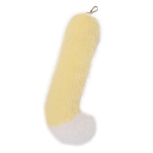 (9) Realistic Foxs Tail Keychain Faux Furs Bag Charm Versatile For Costume Parties And Everyday Use Multicolor