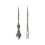 Awl Tailors Awl Tools for Leather Work DIY Craft Hand-silver 1