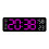 Digital Wall Clock, 9inch LED Alarm Clock with Large Display-J 1