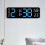Digital Wall Clock, 9inch LED Alarm Clock with Large Display-J 7