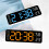 Digital Wall Clock, 9inch LED Alarm Clock with Large Display-J 5