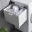 Foldable Wall Mounted Dirty Clothes Storage Basket for Bathroom and Household 4