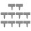 Garden Landscape Edging Border Flower Bed Decor-10 pieces 1