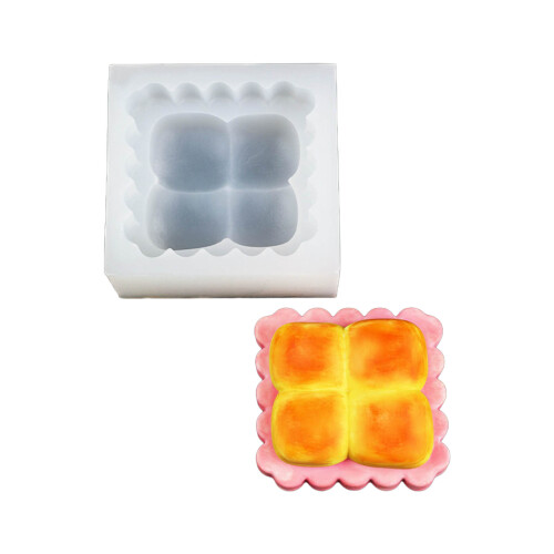 Mini Simulate Bread Shaped Silicone Mold for Making Candy,-B217