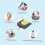 USB Single Foot  Game Control One Key Customized Computer Keyboard Action Pedal  Control Yellow 5
