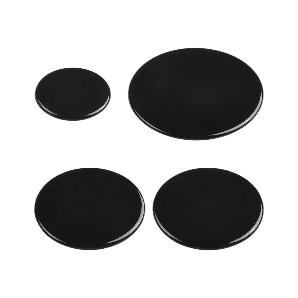 Exogio 4 Pcs Cooker Hob Gas Burner Cap 55Mm 75Mm 100Mm For Oven Gas Hob Burner Crown Flame Cap Kitchen Accessories Flat