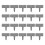 Garden Landscape Edging Border Flower Bed Decor-10 pieces 2