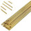 42Pcs Brass Rods 1.5 mm Brass Welding Brazing Rods Copper Alloy Solid for DIY  Drift Punches Handle Lathe 1