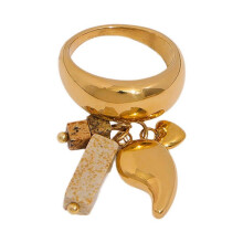 (gold, 8) Trendy Chilli Drop Finger Rings with Unique Waterdrop Tassels Designs Fashion Eings Jewelry for Fashion Forward Women