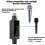 2.4G XLR Microphone Adapter Wireless Microphone Transmitter Receiver System for Dynamic Mic Guitars Audio Mixers 1TX 1RX 6