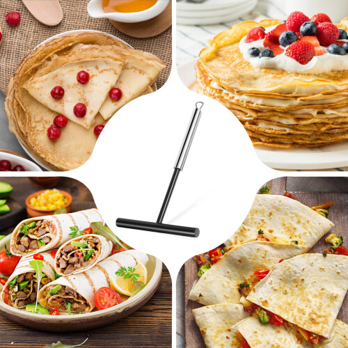 T Shape Crepes Spreader With Non-Stick Coating Sturdy And Durable Easy 1