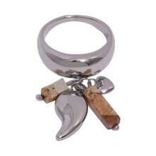 (steel color, 8) Trendy Chilli Drop Finger Rings with Unique Waterdrop Tassels Designs Fashion Eings Jewelry for Fashion Forward Women