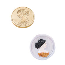 Brass Sealing Stamp Head Wax Stamp Head Only Emboss Sealing-H