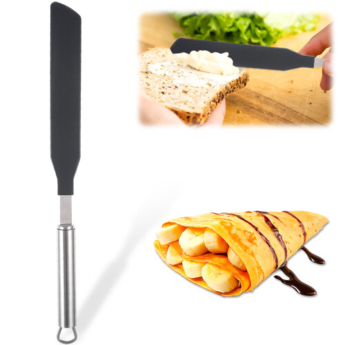 Black Multifunctional Stainless Steel Crepes Distributor Non-Stick 2