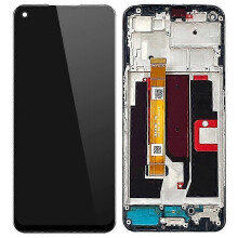 For Oppo A74 5G/A54 5G CPH2195 Grade C LCD Screen and Digitizer Assembly+Frame Part (without Logo) SZRH